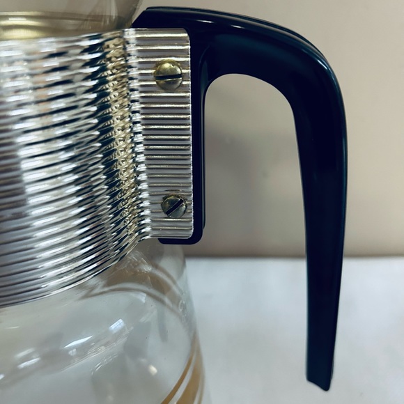 Vintage Cory Glass Percolator, Stovetop Coffee Pot, Retro MCM Coffeemaker - Picture 3 of 9